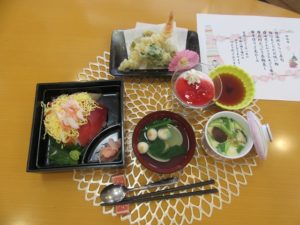 ひな祭り会～お食事編～ 写真