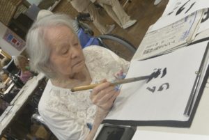 書道教室！ 写真