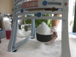 時季外れのかき氷⁉ 写真