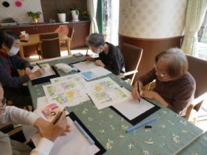 『遊びり・絵手紙クラブ』 写真