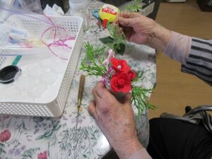 樹脂粘土でバラの置物をつくろう！ 写真