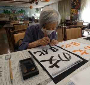 10月書道教室 写真