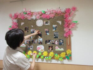 季節感あふれる各フロアの写真フレーム 写真