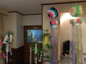 七夕　吹き流し 写真