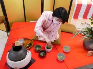 『敬老会　野点』 写真