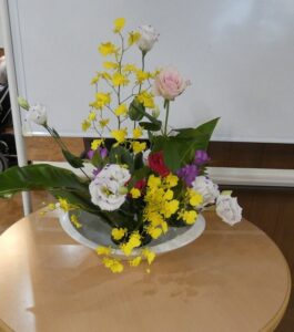 9月活け花教室 写真