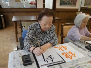 10月書道教室 写真