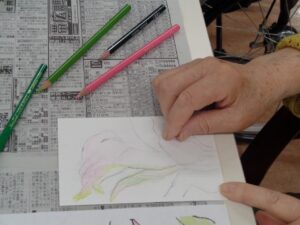 遊びり・絵手紙クラブ 写真