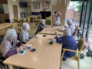 ちぎり絵【紫陽花】 写真