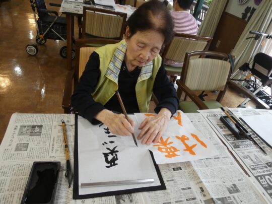 10月書道教室 写真