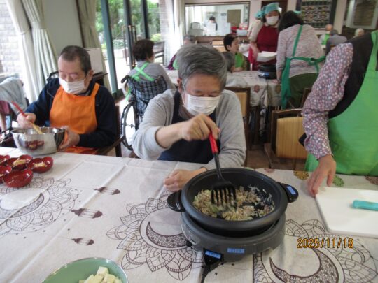 11月料理教室 写真