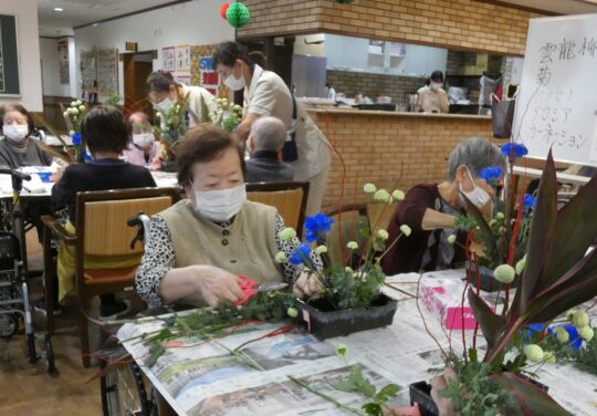 11月活け花教室 写真