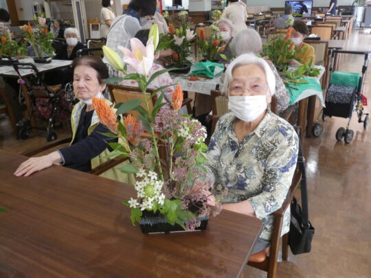 7月活花教室 写真