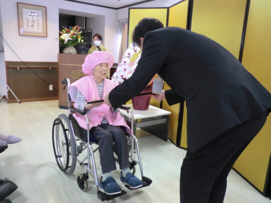 「敬老会　式典」 写真