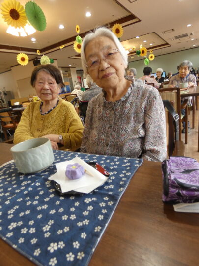 ９月茶話会 写真